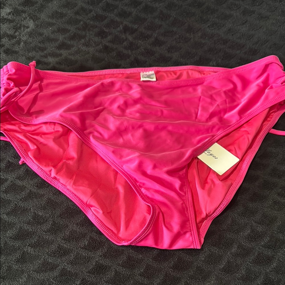 Vibrant Pink Bikini Bottom bikinis
